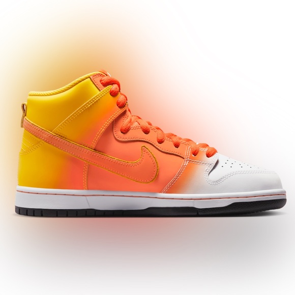 Nike SB Dunk High PRM Halloween (2023) Sweet Tooth Candy Corn - FN5107 700 - Picture 3 of 11